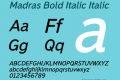 Madras Bold Italic