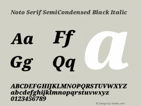 Noto Serif SemiCondensed