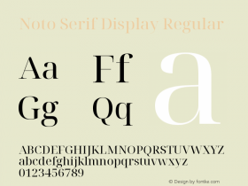 Noto Serif Display