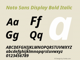 Noto Sans Display