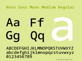 Noto Sans Mono Medium