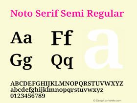 Noto Serif Semi