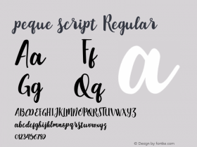 peque script