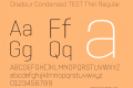 Oradour Condensed TEST Thin