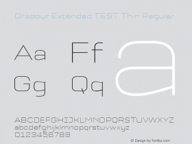 Oradour Extended TEST Thin