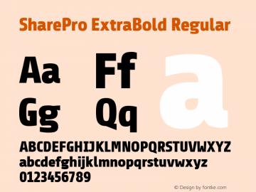 SharePro ExtraBold