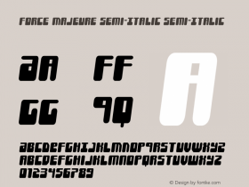 Force Majeure Semi-Italic
