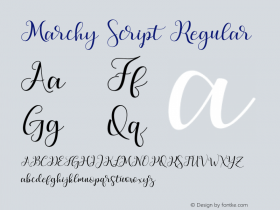 Marchy Script