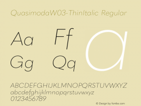 Quasimoda-ThinItalic