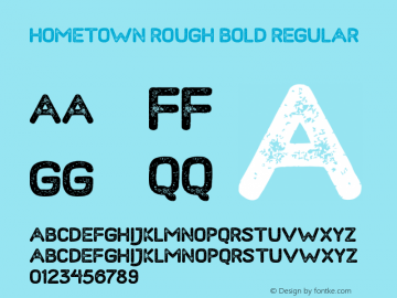 Hometown Rough Bold