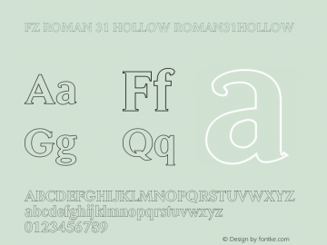 FZ ROMAN 31 HOLLOW