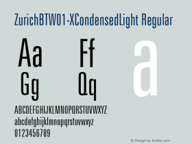 ZurichBT-XCondensedLight