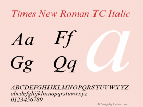 Times New Roman TC