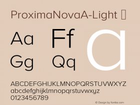 ProximaNovaA-Light