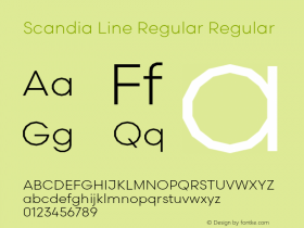 Scandia Line Regular