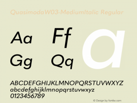 Quasimoda-MediumItalic