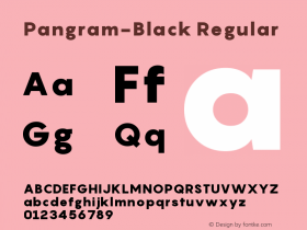 Pangram-Black