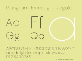 Pangram-ExtraLight