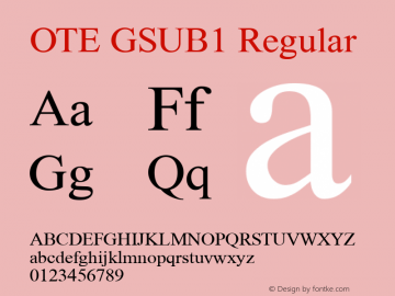 OTE GSUB1