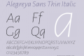 Alegreya Sans Thin