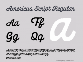 Americus Script