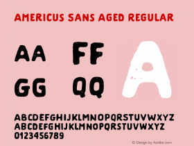 Americus Sans Aged