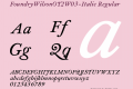 FoundryWilsonOT2-Italic