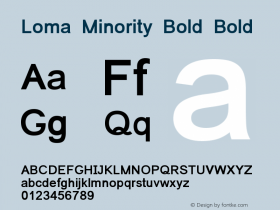 Loma Minority Bold