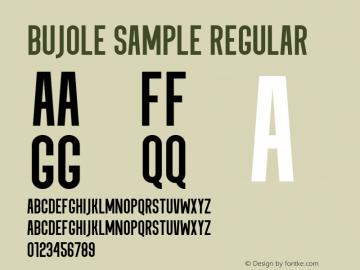 Bujole Sample