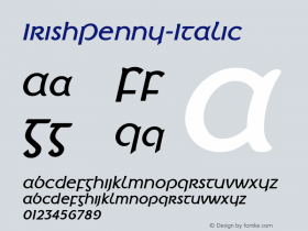 IrishPenny-Italic