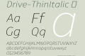 Drive-ThinItalic