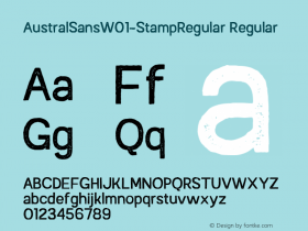 AustralSans-StampRegular