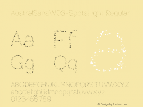 AustralSans-SpotsLight