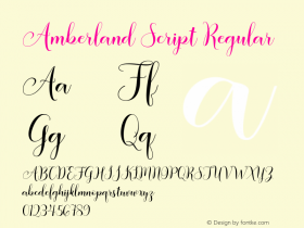 Amberland Script