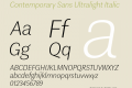 Contemporary Sans Ultralight