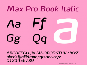Max Pro Book
