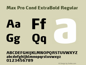 Max Pro Cond ExtraBold
