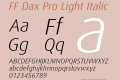 FF Dax Pro Light