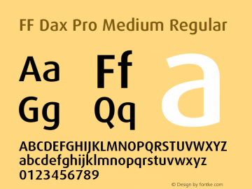 FF Dax Pro Medium