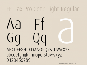 FF Dax Pro Cond Light