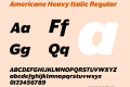 Americane Heavy Italic