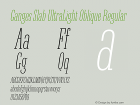 Ganges Slab UltraLight Oblique