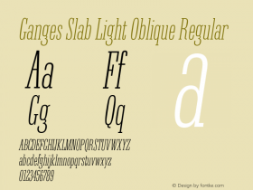 Ganges Slab Light Oblique