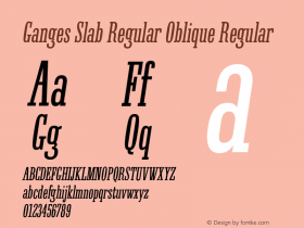 Ganges Slab Regular Oblique