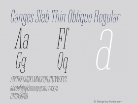 Ganges Slab Thin Oblique