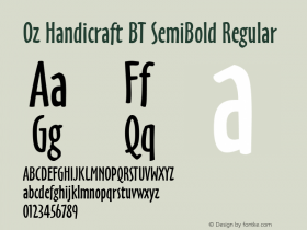 Oz Handicraft BT SemiBold