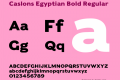 Caslons Egyptian Bold