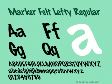 Marker Felt Lefty