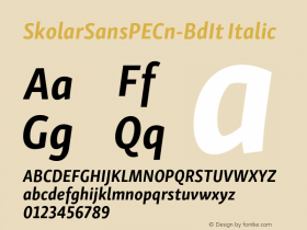 SkolarSansPECn-BdIt