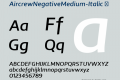 AircrewNegativeMedium-Italic